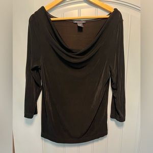 Boston Proper Drape Neck Top